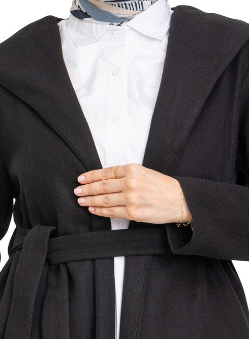 Black Feather Jacket - Khotwh